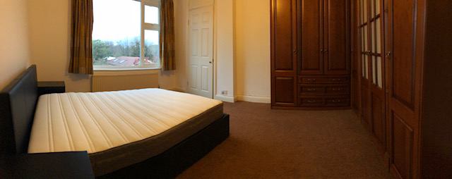 Photo 1: Your room with the built in wardrobes which offer great storage 