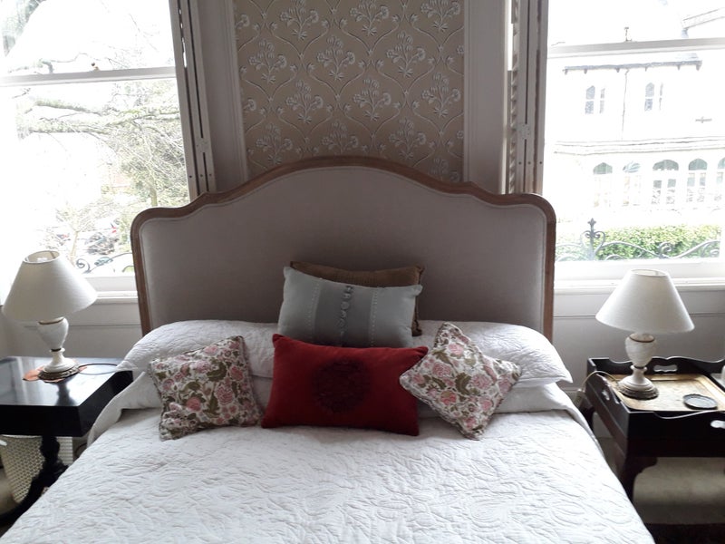 Photo 1: Double bed with orthopedic mattress