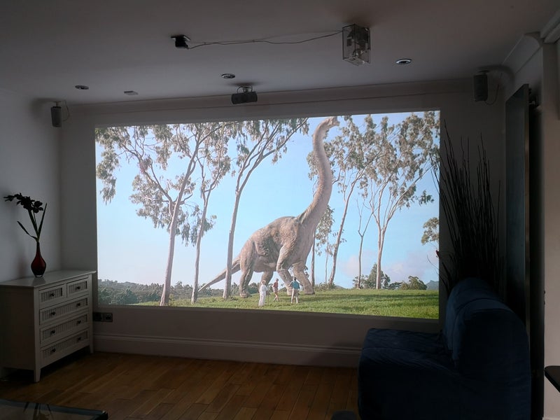 Photo 1: Home cinema with projector for magical movie nights