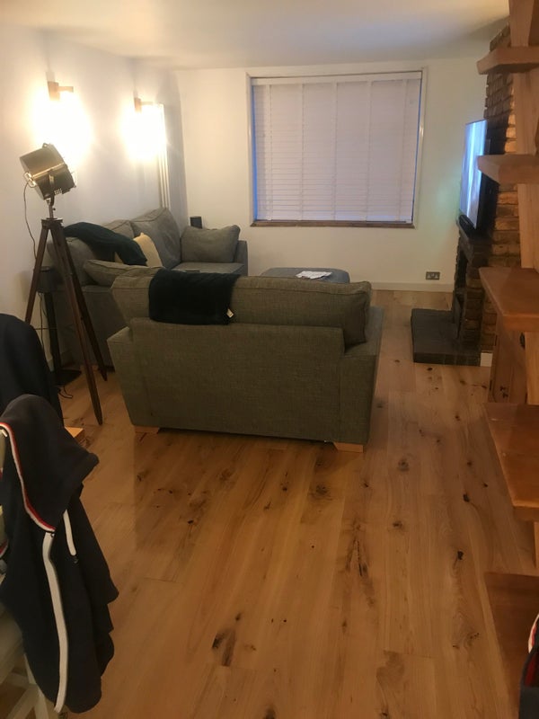 Photo 1: Living/dining room