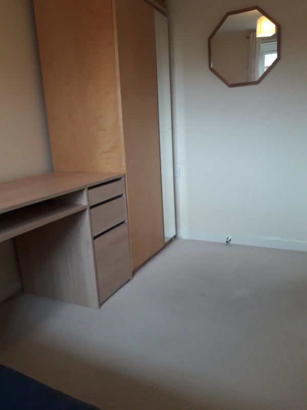 Photo 2: Wardrobe with internal drawers and full length mirror.