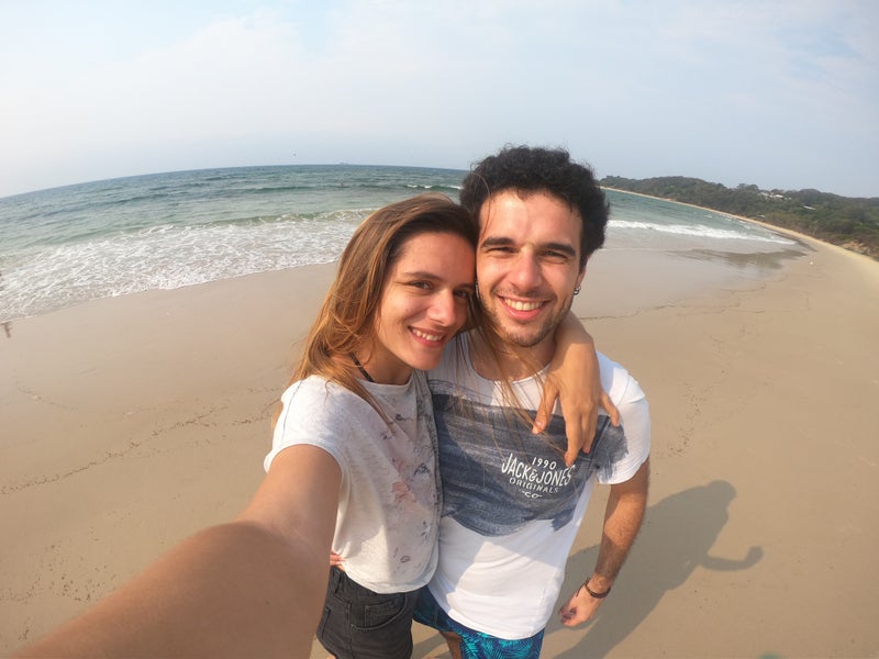 Photo 1: Us in Byron Bay