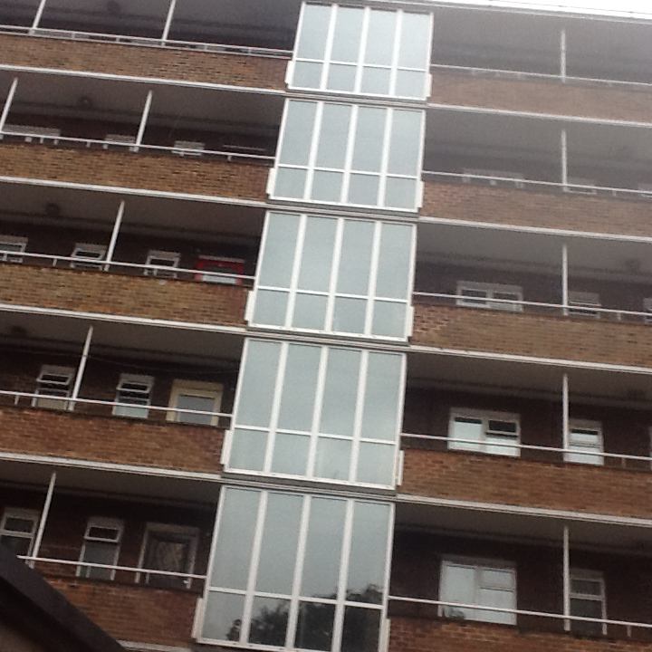 Photo 1: Back side of the building