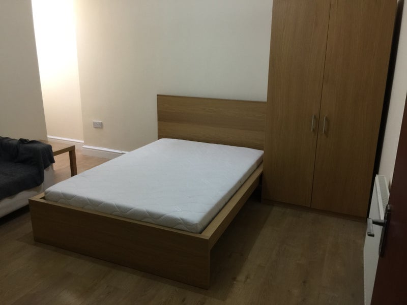 Photo 1: Large double bedroom - double bed, memory foam mattress and large wardrobe with large mirror inside
