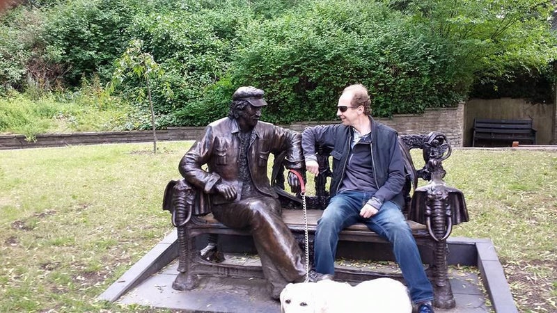 Photo 1: Spike and Ben, not mine a friend's Lab !