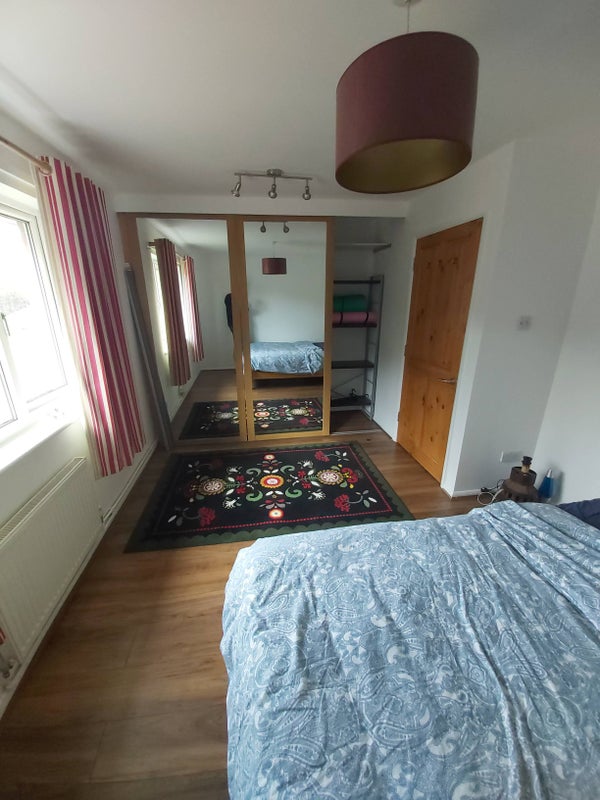 Photo 1: Double bedroom (1st + 2nd floor) with larg wardrope behind the mirror doors