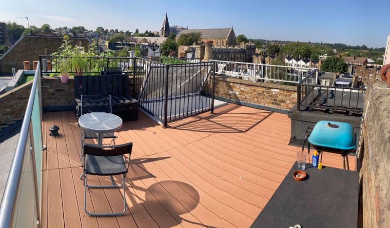 Photo 1: Terrace view towards Hampsted Heath