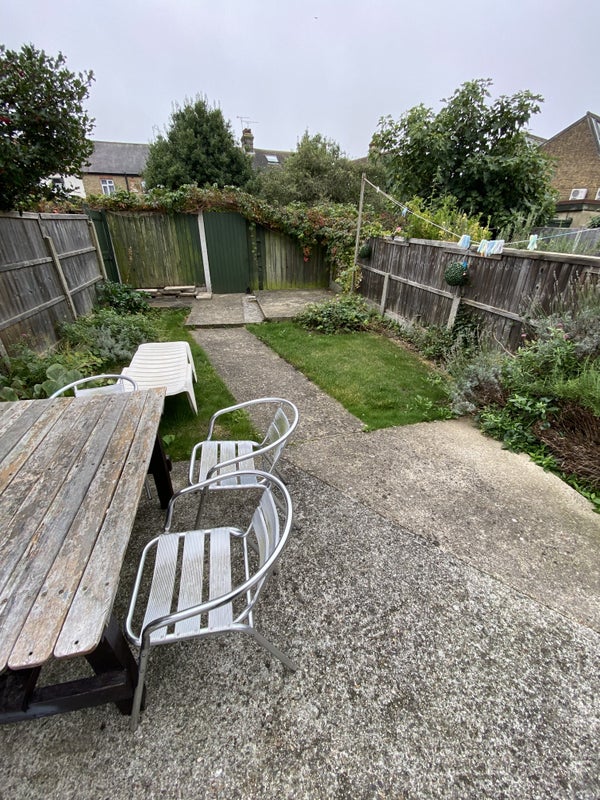 Photo 1: South facing patio and garden, heaven in the sun, has new furniture now