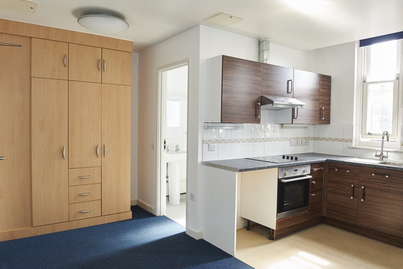 Photo 1: Studio and Kitchen