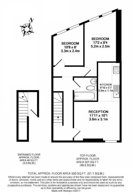 'Spacious Two Bed Flat Near Tooting Broadway' Room to Rent from SpareRoom