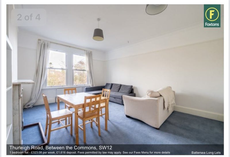 'One bed flat available in Wandsworth ' Room to Rent from SpareRoom