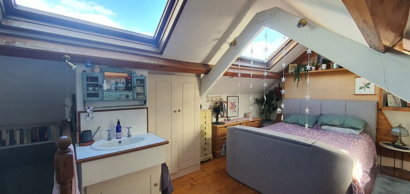 'Large double attic room in terrace townhouse' Room to Rent from SpareRoom