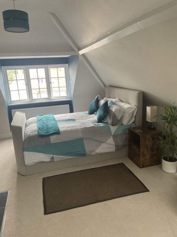 Photo 1: Room with TV bed