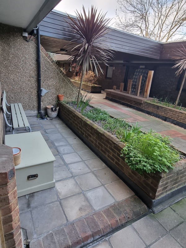 Photo 1: front door patio