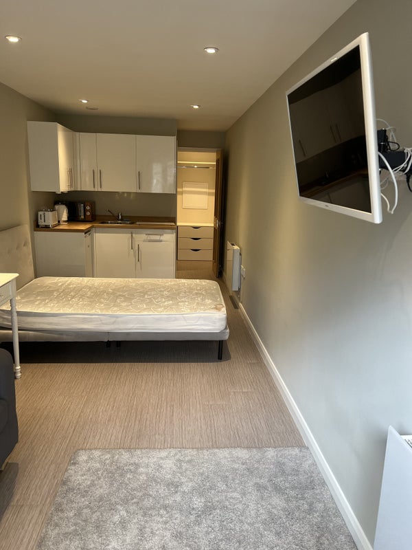 Photo 1: Living area/bedroom