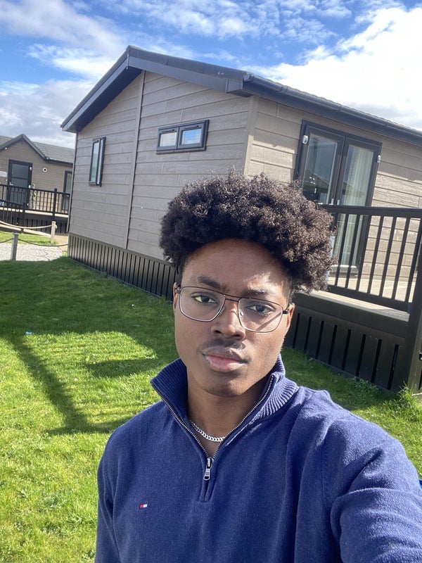 Photo 1: Spending time outside at a lodge 