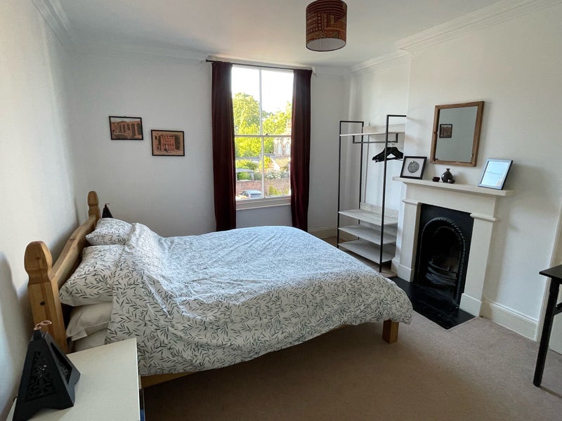 Photo 1: Light, large, king size bedroom with black out blind 