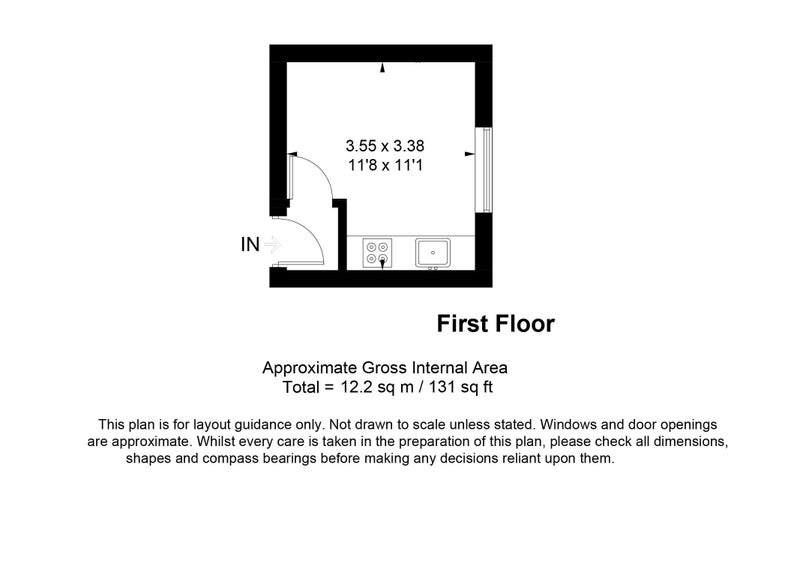 'Earl's Court Studio Flat Bills Included' Room to Rent from SpareRoom