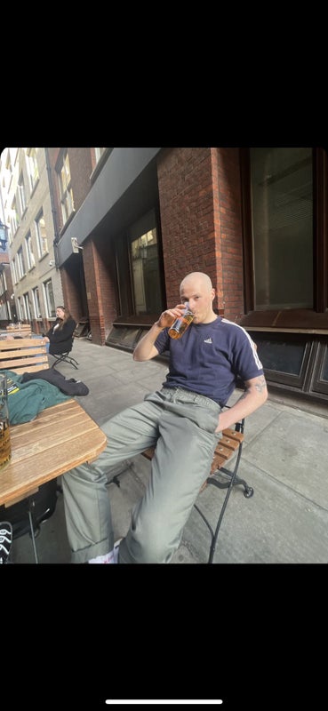 Photo 1: Me enjoying a beverage