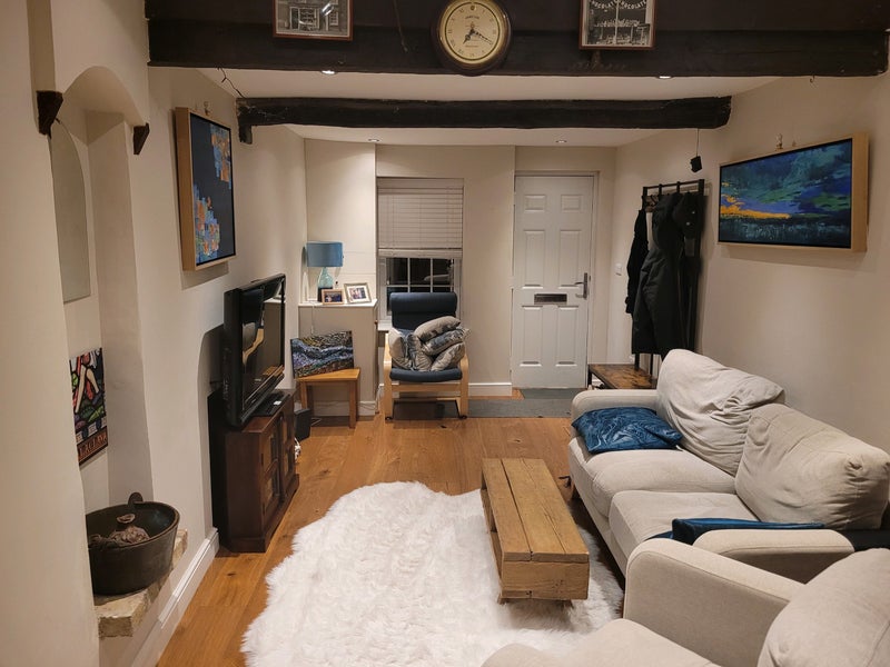 Photo 1: Front door and lounge