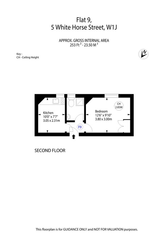 'Fully Furnished One Bedroom Flat in Mayfair' Room to Rent from SpareRoom