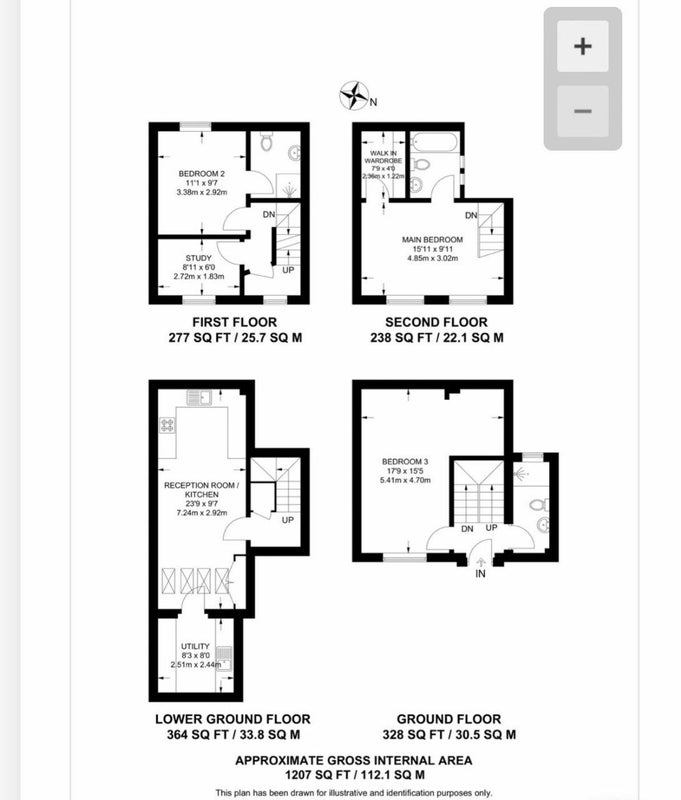 'Plimico 3b3b, Spare one room' Room to Rent from SpareRoom