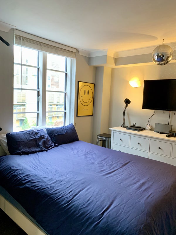 Photo 1: Your bed with TV