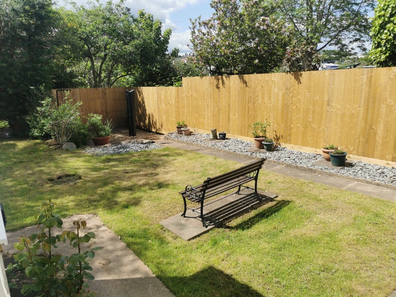 Photo 5: Garden with seating area and patio