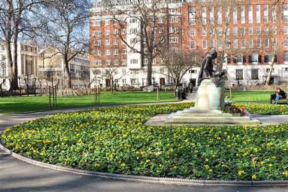 Photo 1: Tavistock Square looking towards Endsleigh Street