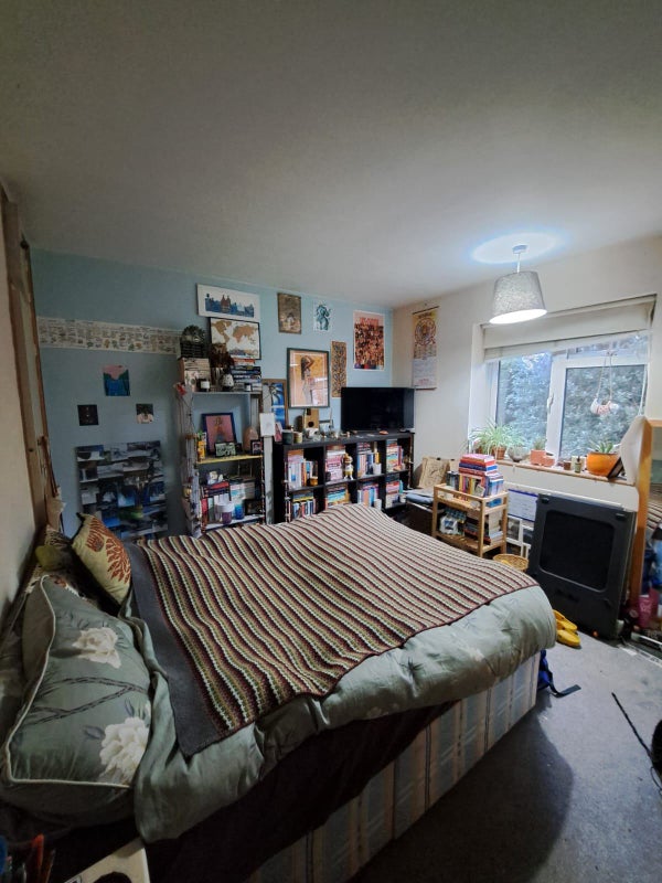 Photo 1: Previous layout - shelving units not included