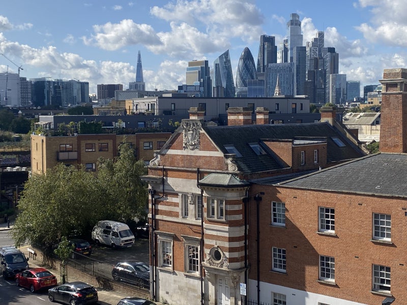Photo 1: view on the CITY from the flat's entrance