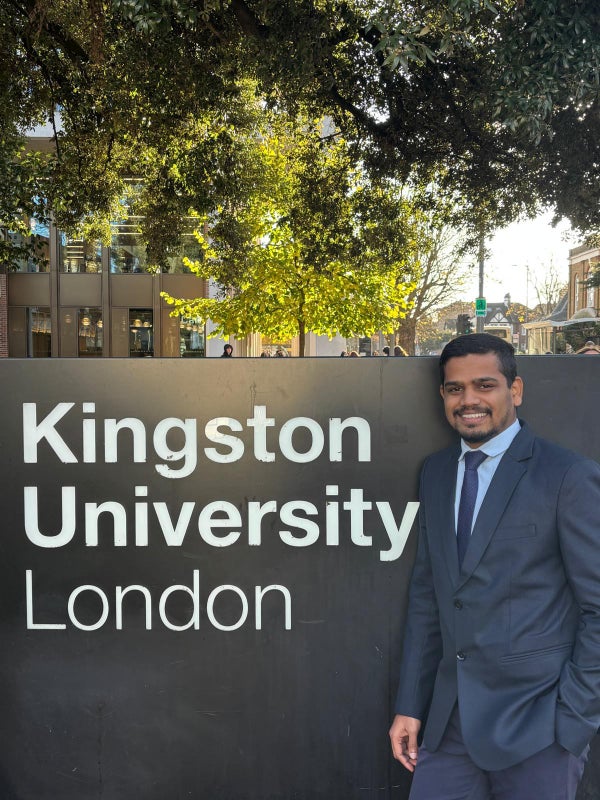 Photo 1: International Masters Student at Kingston Uni