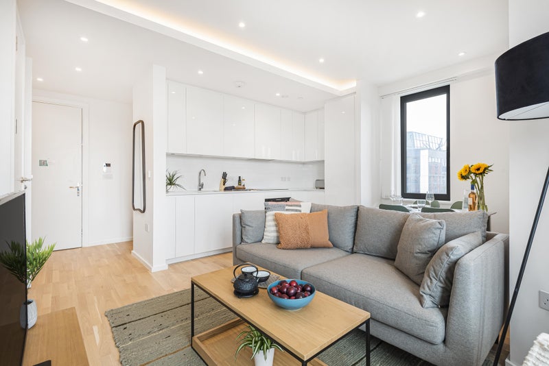 Photo 1: Lounge and Kitchen