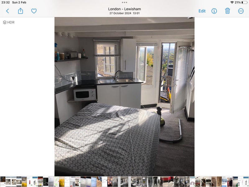 Photo 1: This room is at the top floor of the house with beautiful views from the balcony door 