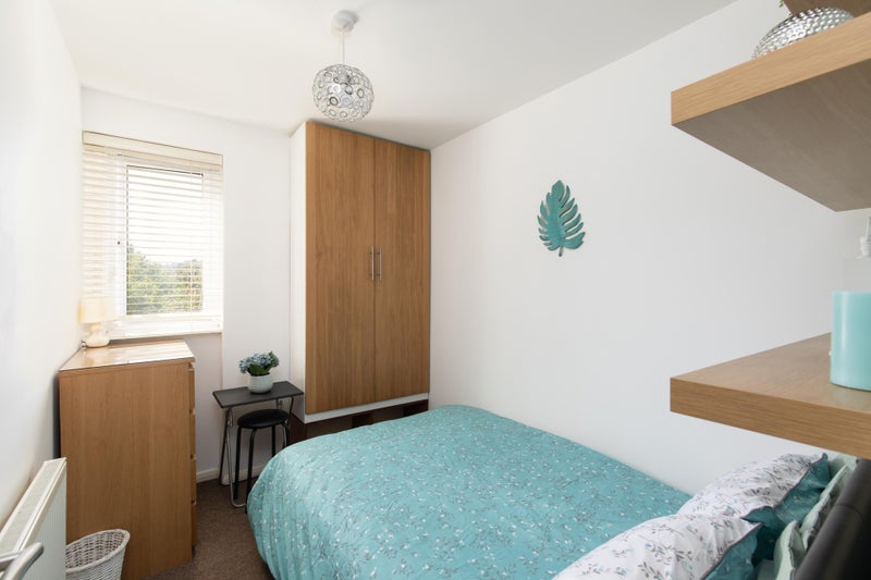 Photo 1: This Single Room has a Double Ottoman Bed (storage underneath)