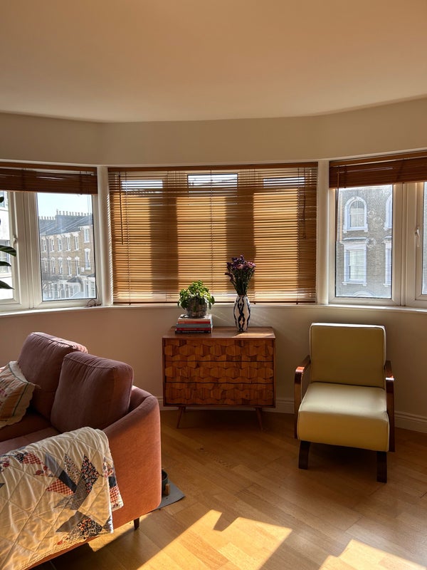 Photo 1: Reading nook by the big windows 