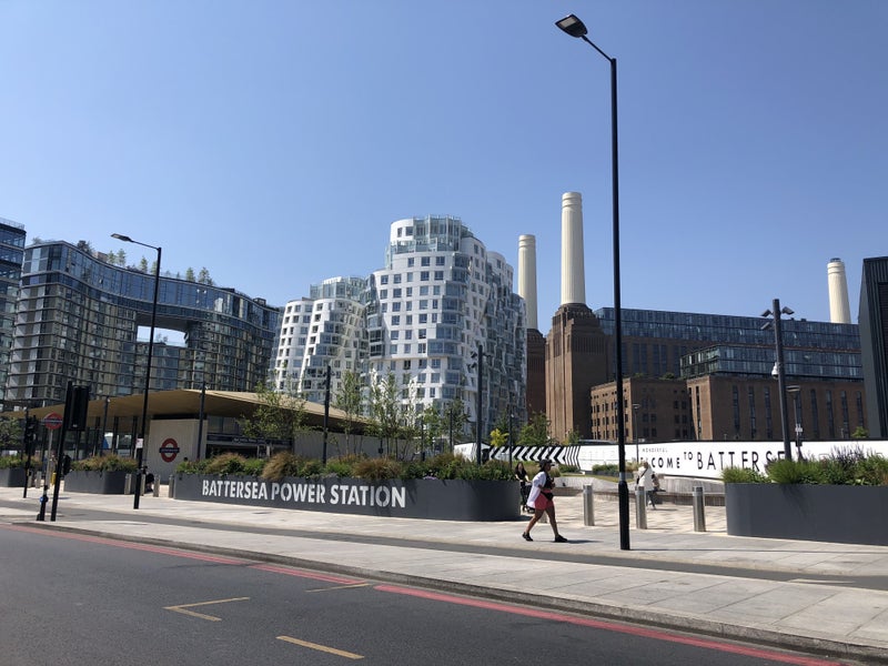 Photo 1: TUBE STATION: You can see the Tube from the road that goes to the flat.