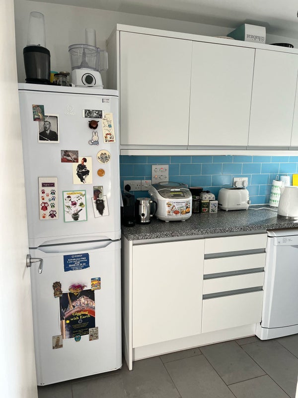 Photo 7: fridge and kitchen cabinets - plenty of storage