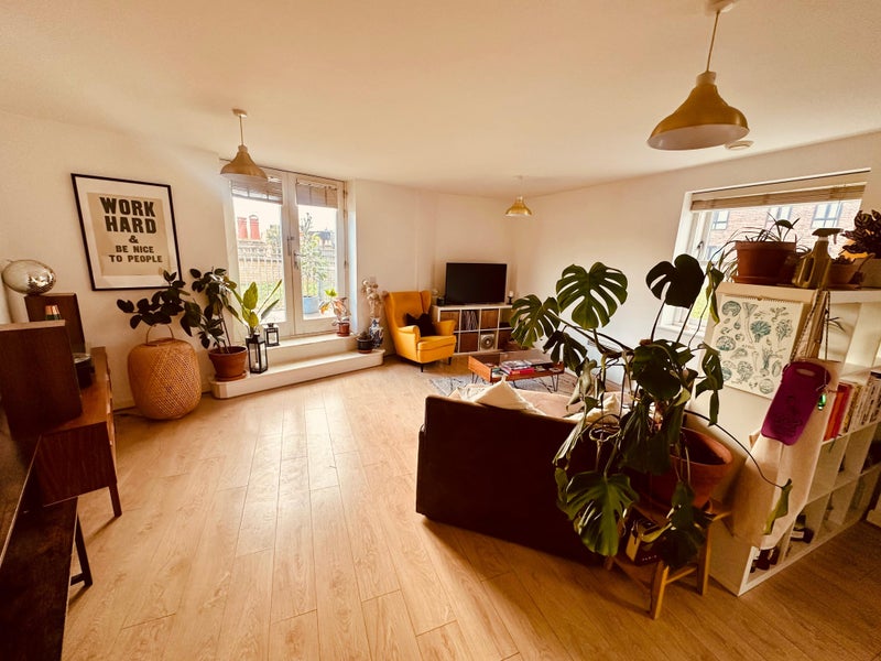 Photo 1: Open plan living, dining and kitchen 