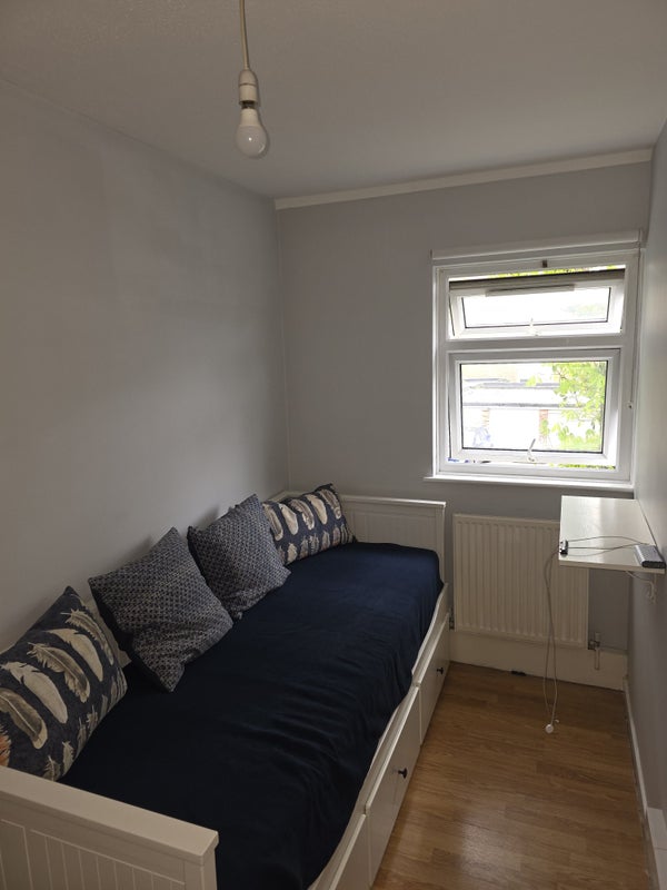 Photo 1: Bedroom has been painted recently, This the colour of room now!