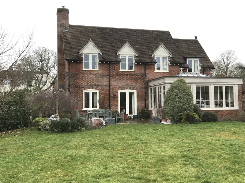 Photo 1: back garden and patio area