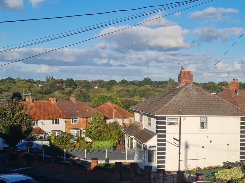Photo 1: VIEW FROM BEDROOM WINDOW