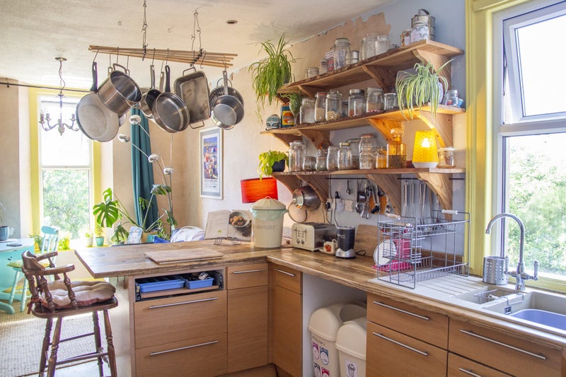 Photo 1: Kitchen with plenty of work top and cupboard space