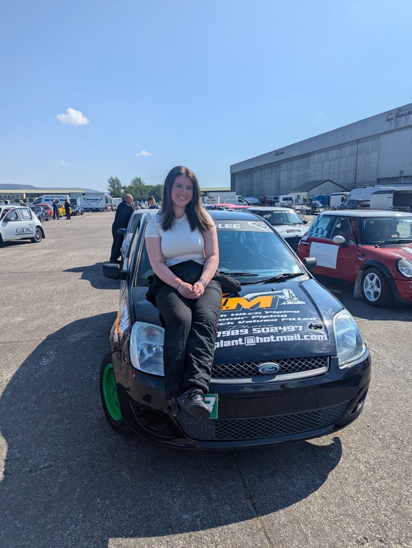 Photo 1: with my trusty wee fiesta