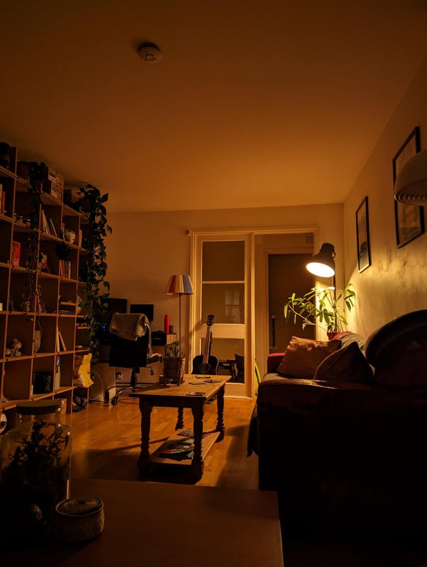 Photo 1: Living room/hallway