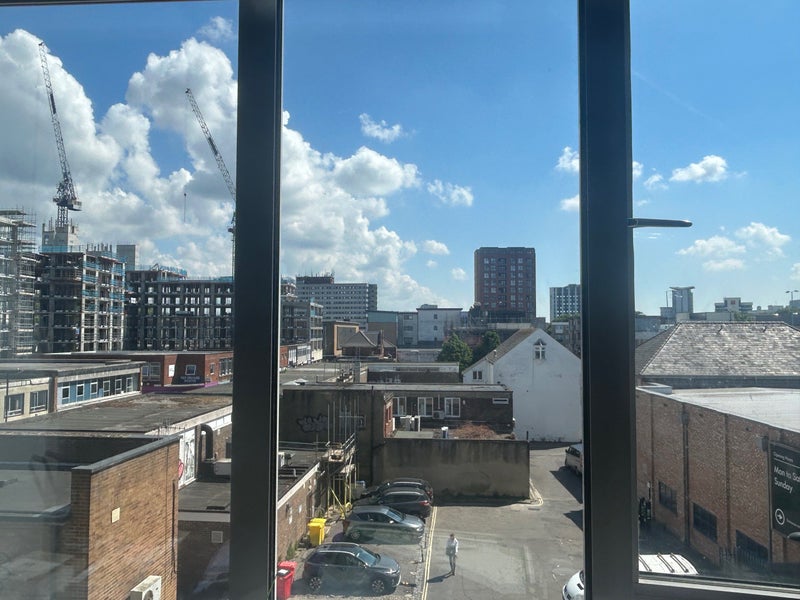 Photo 1: the view from the room window