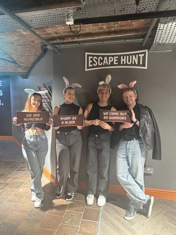 Photo 1: From left to right Jaime, Me, Chris, Jordan