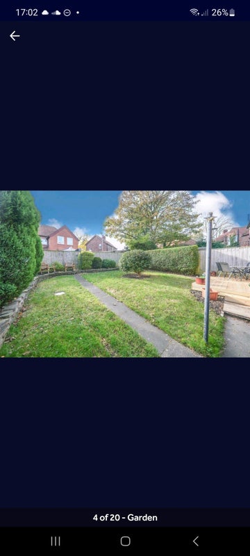 Photo 1: Back garden