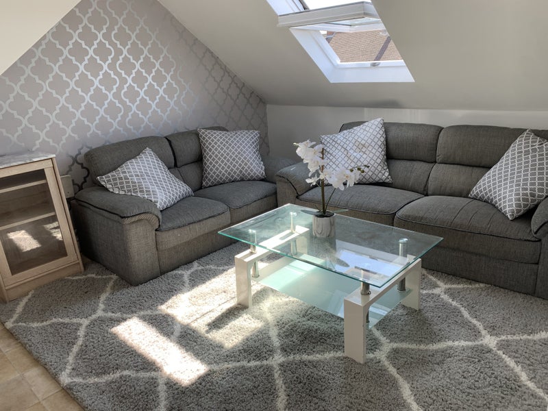 Photo 1: Spacious lounge diner with plenty of storage.