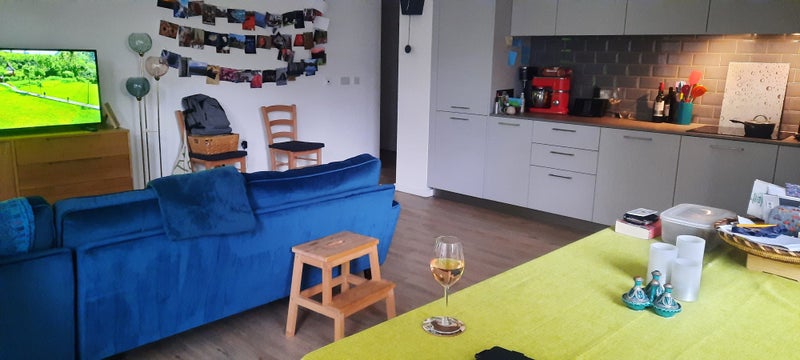 Photo 1: Open plan living & kitchen area